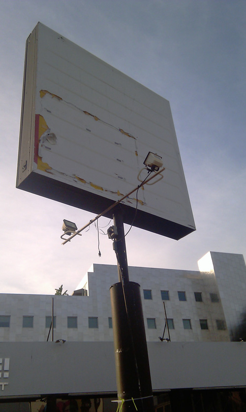 Former Tower Records Sign